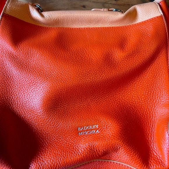 Badgley Mischka Crossbody Purse- Peach/ Orange - Picture 5 of 6